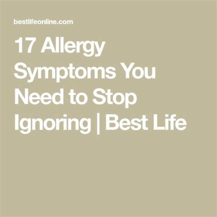 17 Allergy Symptoms You Need to Stop Ignoring