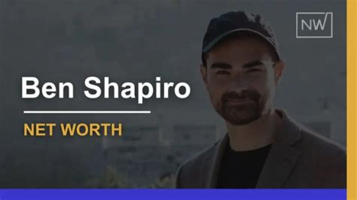 Ben Shapiro net worth, income and estimated earnings of Youtuber channel