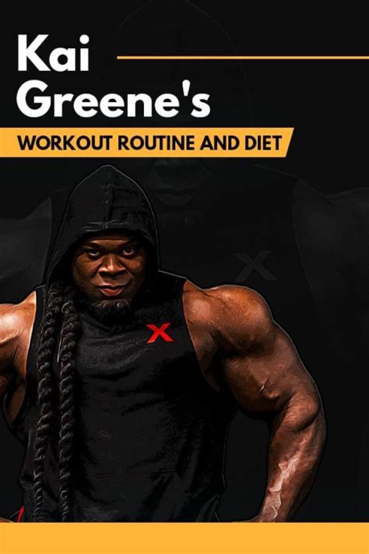 Bodybuilder Kai Greene Workout Routine Diet Plan