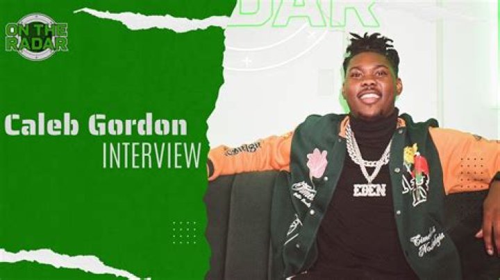 Caleb Gordon: Rapper Detailed Bio, Age, Birthday, & Height Insights and more