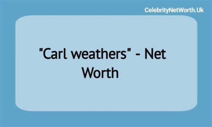 Carl Weathers Net Worth | Celebrity Net Worth