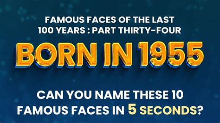 Celebrities born in 1955, Celebrity Birthdays