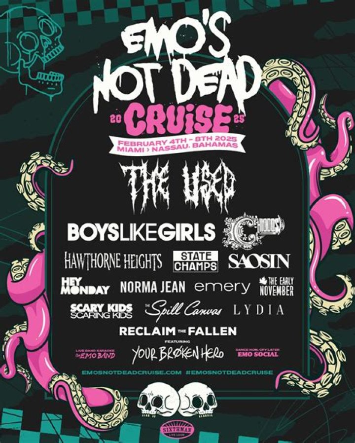 Emo’s Not Dead: Sailed on a Sea of Tears Cruise Announced