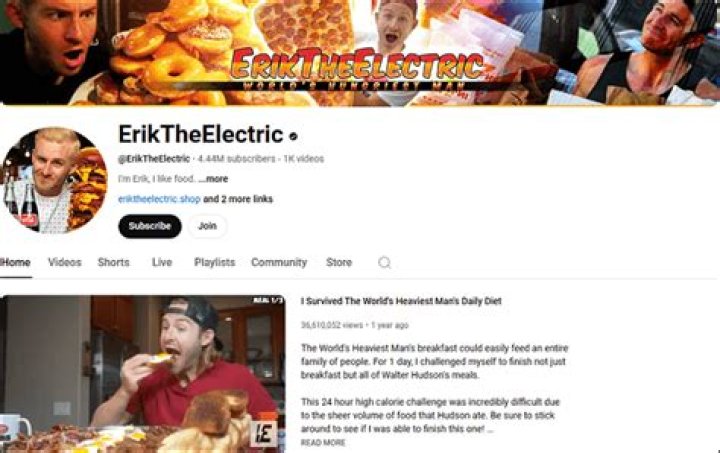 ErikTheElectric Youtuber overview