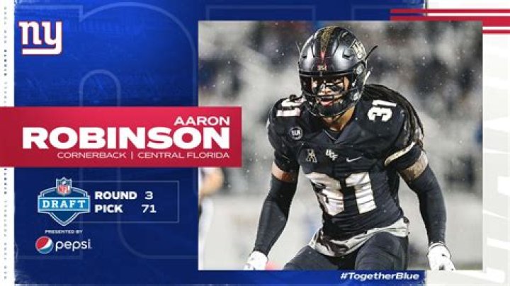 New York Giants' Cornerback Aaron Robinson Bio, Net Worth, Salary, & Dating