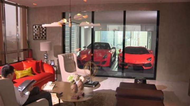 Rich People In Singapore Park Their Ferraris In The Living Room