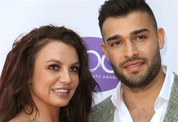 Sam Asghari Wears ‘Britney & Sam’ Shirt As Couple Leaves Wedding In ‘Just Married’ Rolls Royce