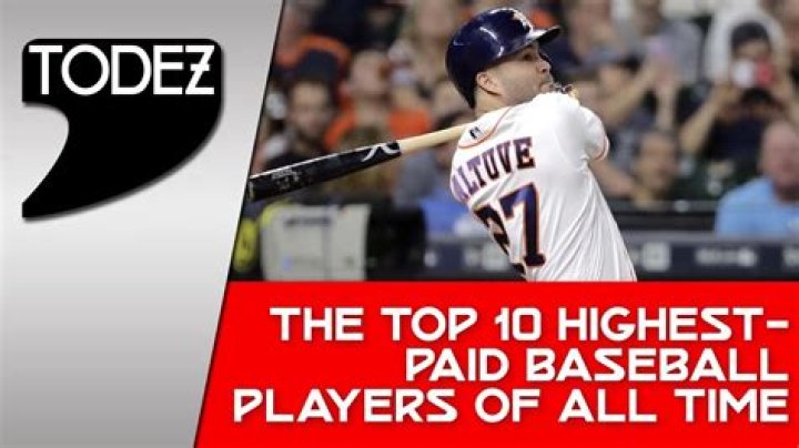 The Top 10 Highest-Paid Baseball Players Of All Time
