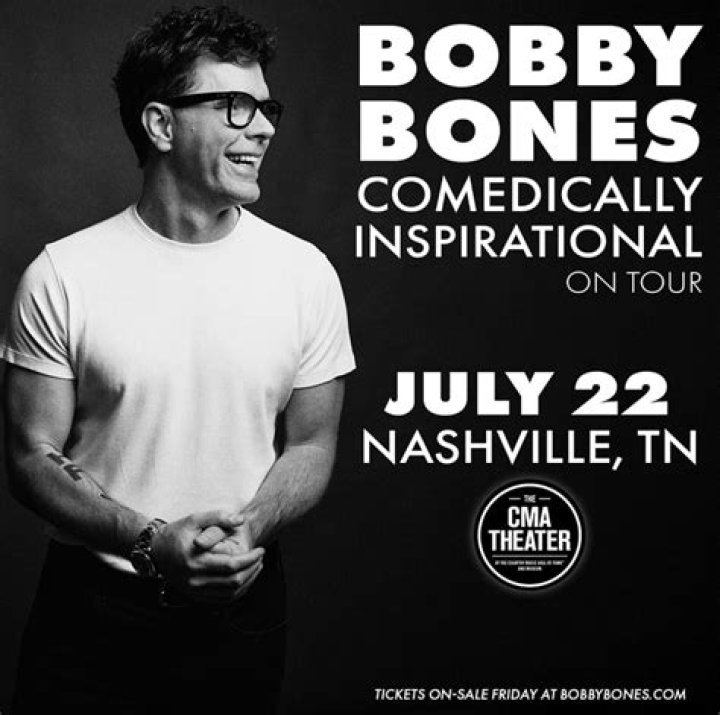 TV and Radio Host Bobby Bones Announces Full ‘Comedically Inspirational On Tour’ Schedule