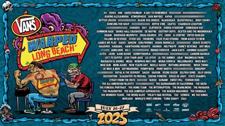 Van’s Warped Tour Announces Lineup For "Lucky 13"